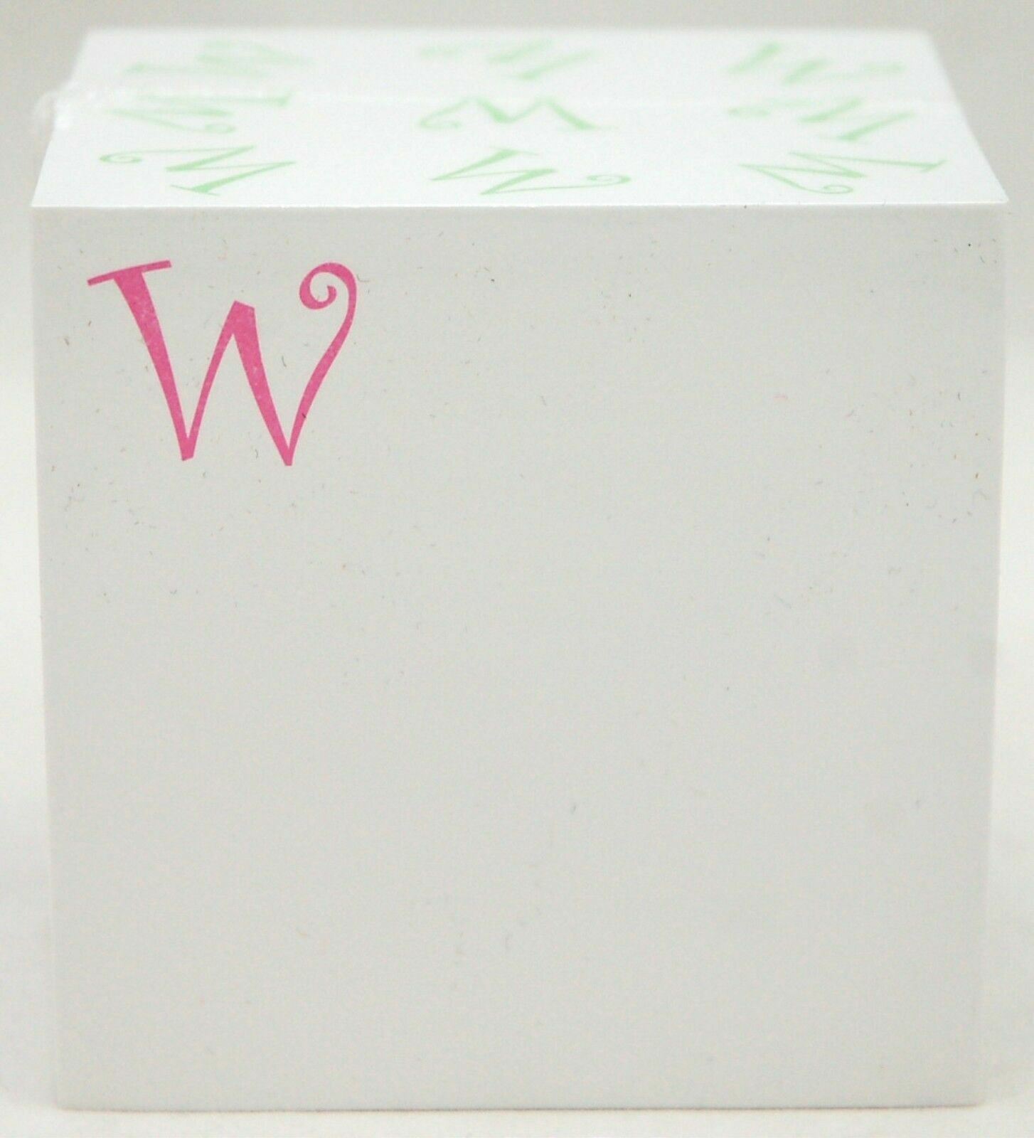 2400 Post-It SHEETS Notepad The Letter W White Sticky Notes 3″ Square Office NEW