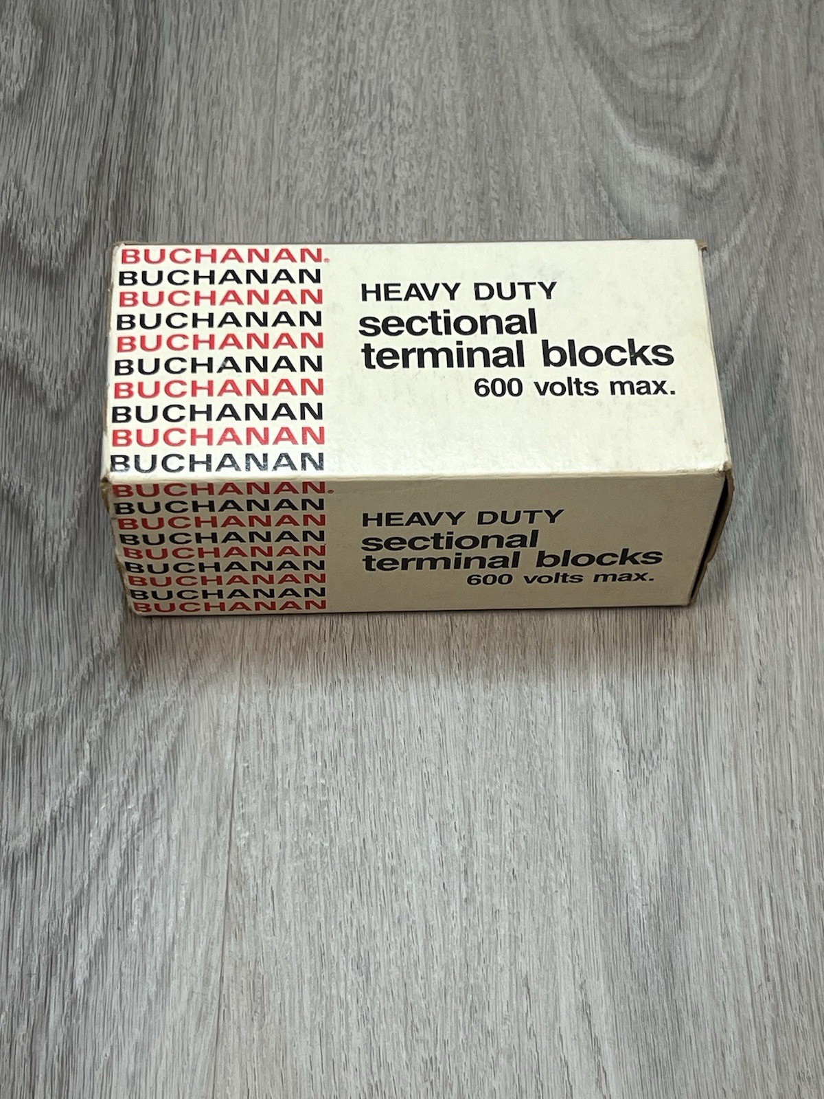 BUCHANAN 222 BU HEAVY DUTY BOX Of 40 600 VOLT SERIES 200 TERMINAL BLOCKS . NIB