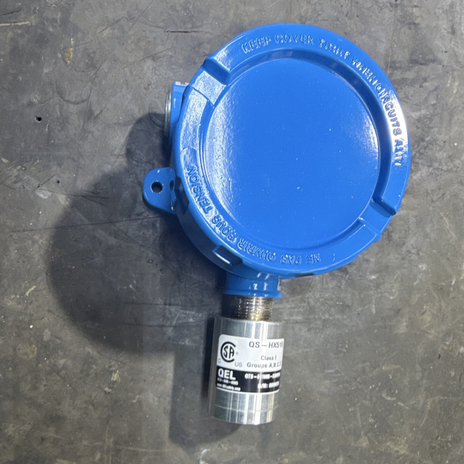 QEL QTS-6000 Carbon Monoxide Sensor/Transmitter, QTS-61160B-E0000000