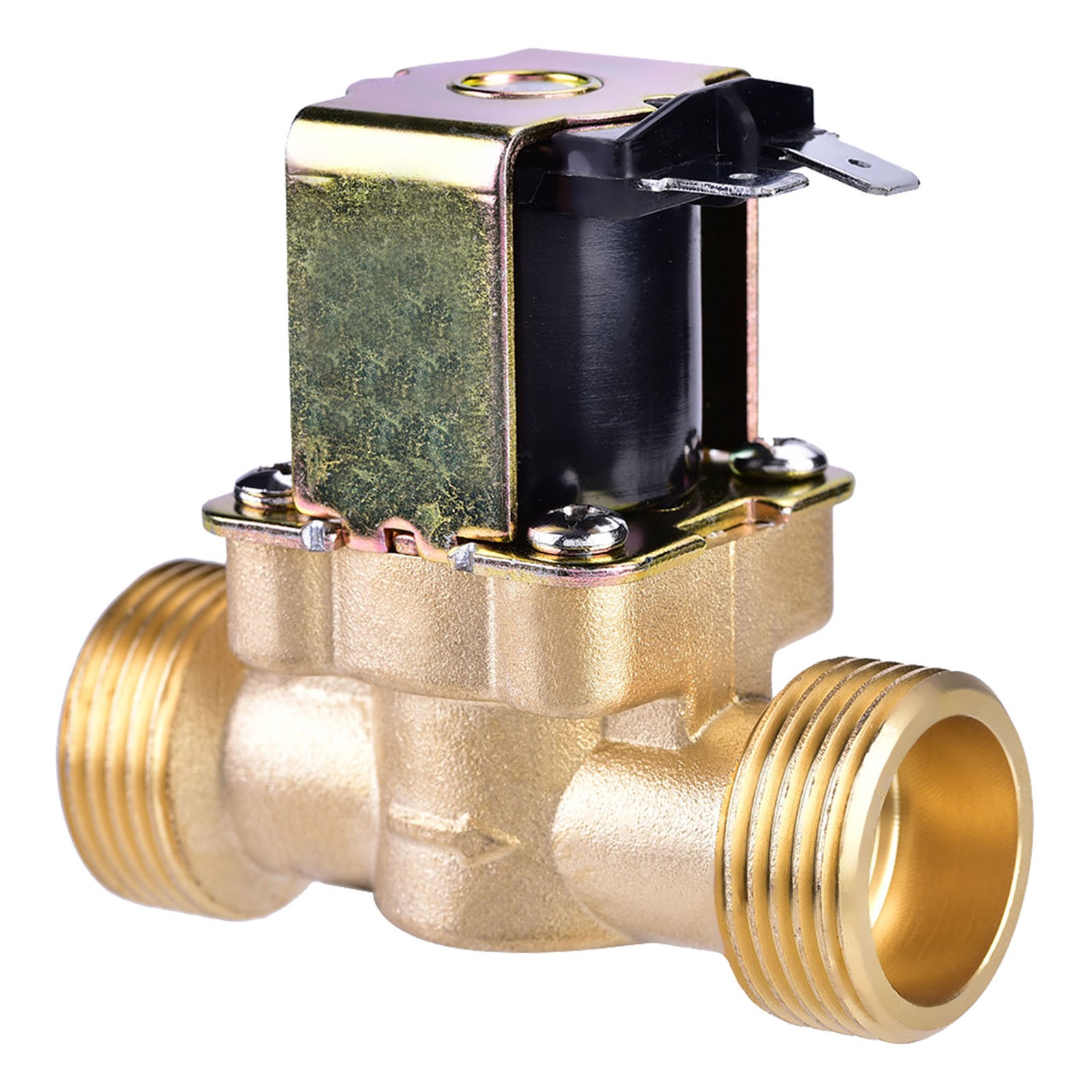 3/4 DC 24V Normally Closed Brass Electric Solenoid Magnetic Valve For Water