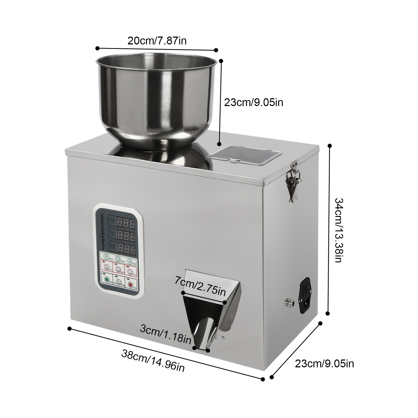 1-100g Automatic Filling Machine Particle Package Weighing Filler Dispenser 180W