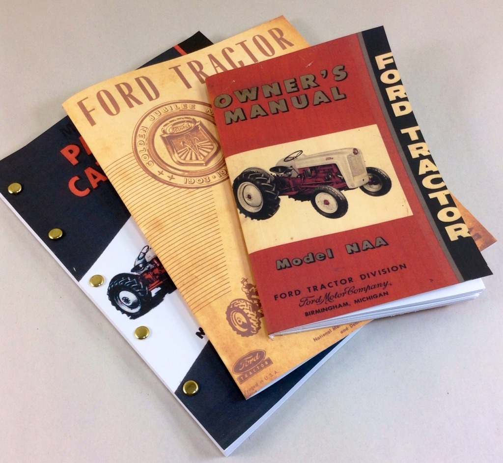 Lot Ford Naa Golden Jubilee Tractor Service Operators Parts Manuals Shop Repair