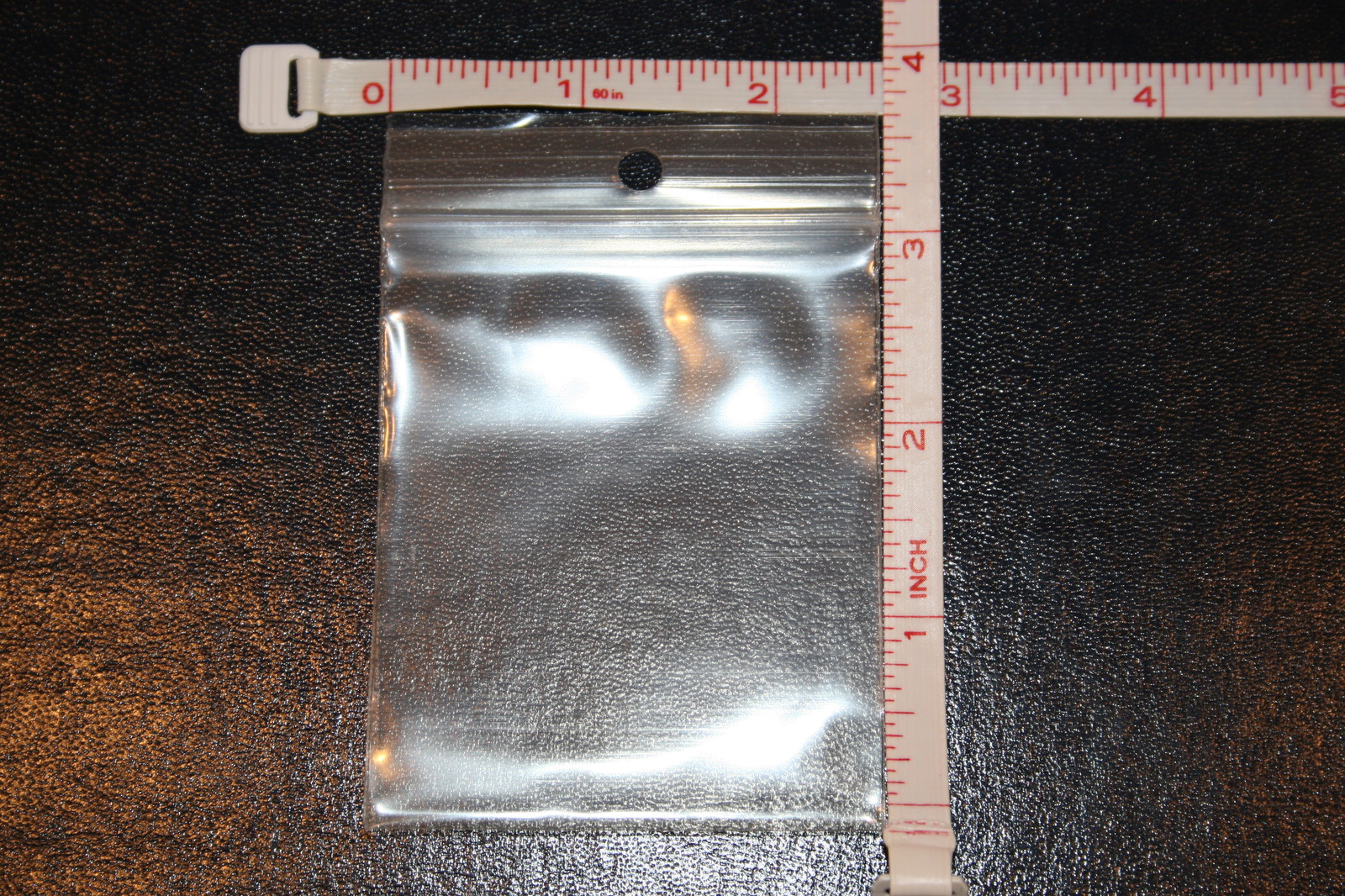 2.5″ x 3″ Small Re-usable Zipped Plastic Bags with Hang Hole 4 Mil. 100 pack
