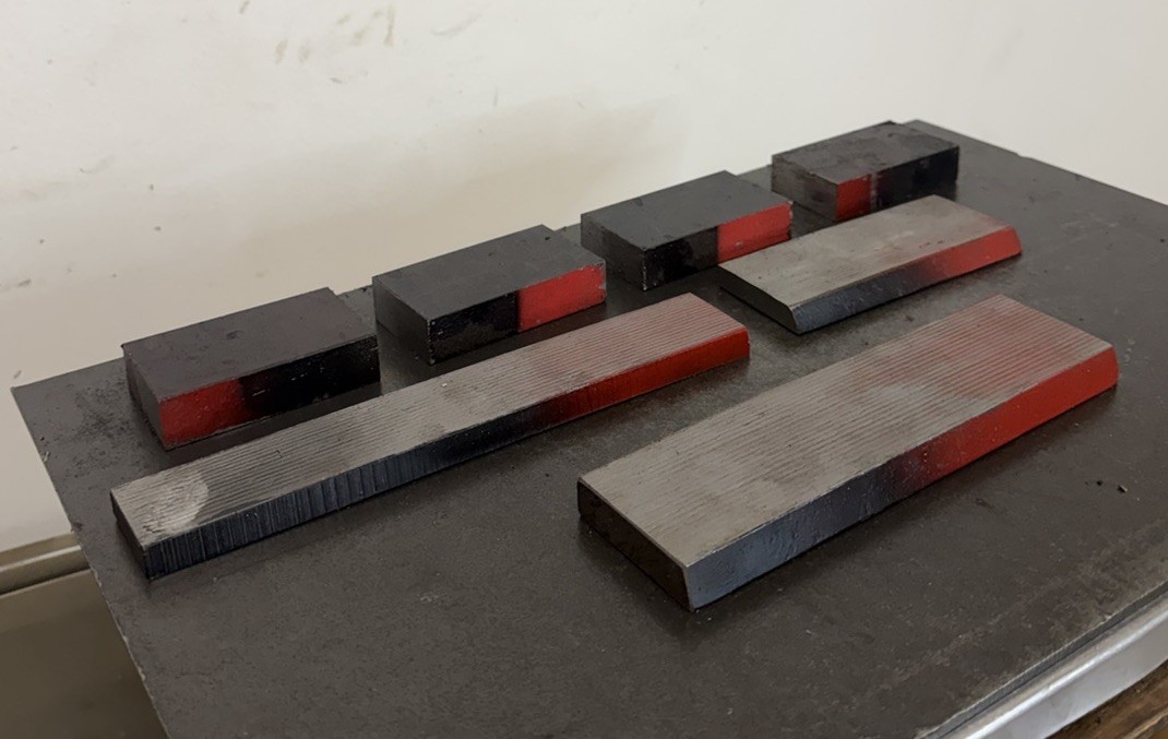 4140 Alloy Steel Bar Lot – Round/Flat/Cutoff Pieces – 7 Pieces – 10.15 LBS