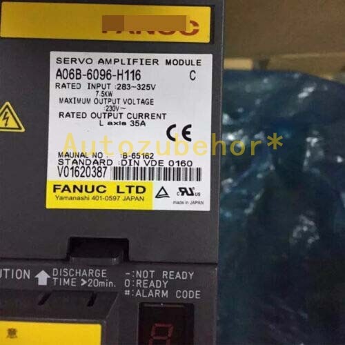 1pc Used A06B-6096-H116 servo driver [Beautiful appearance]