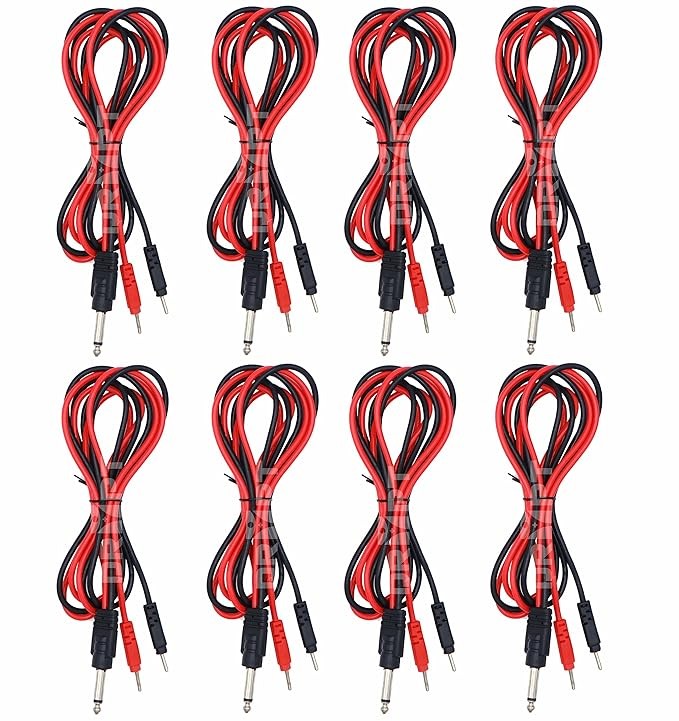 Physiotherapy Machine Accessories Tens Device & Therapy Usage Wires & Pad 10 PCS