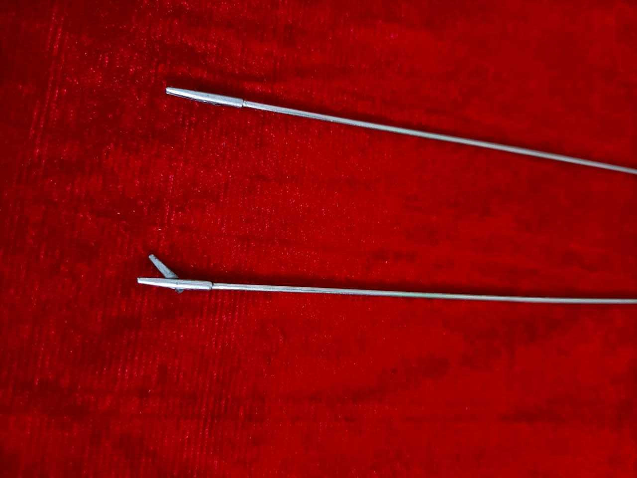 Hysteroscopy Semi Rigid Scissor 5fr 40cm Reusable Surgical Instruments – 2pc