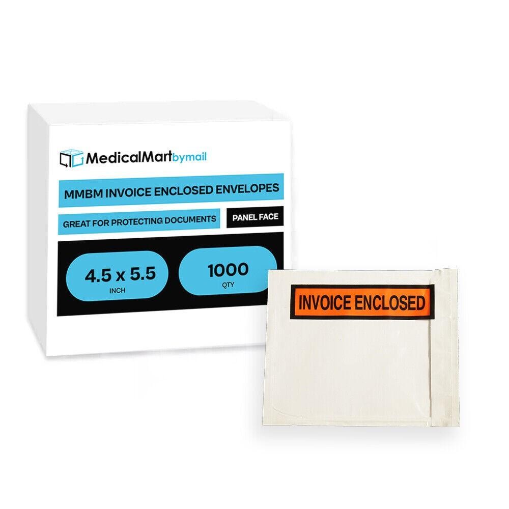 4.5″ x 5.5″ Panel Face Invoiced Enclosed Envelope Side Opening Adhesive 1000 Pcs