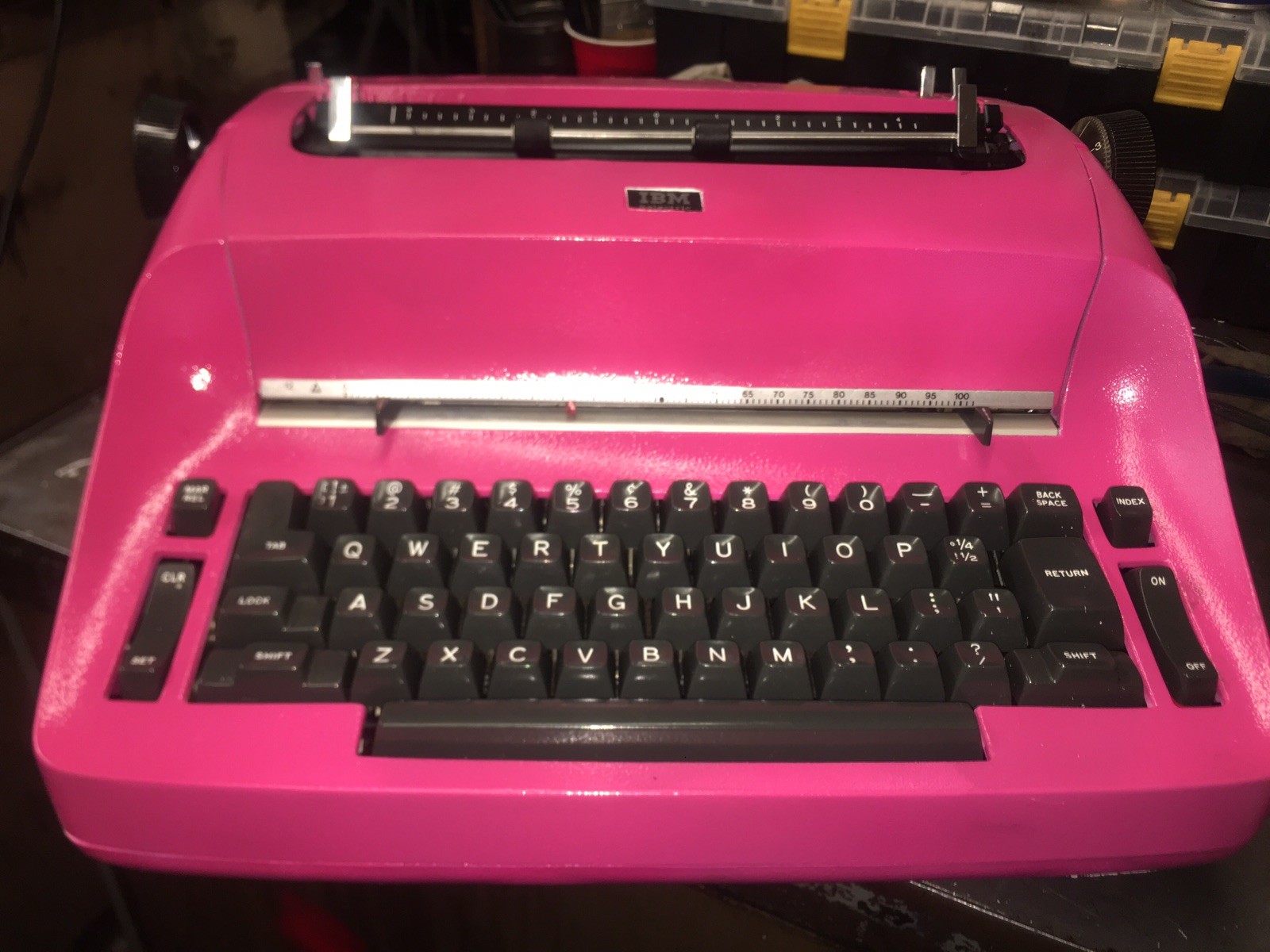 Genuine 1960s IBM Selectric 1 Bubble Gum Pink Service And Tested Works Great￼￼