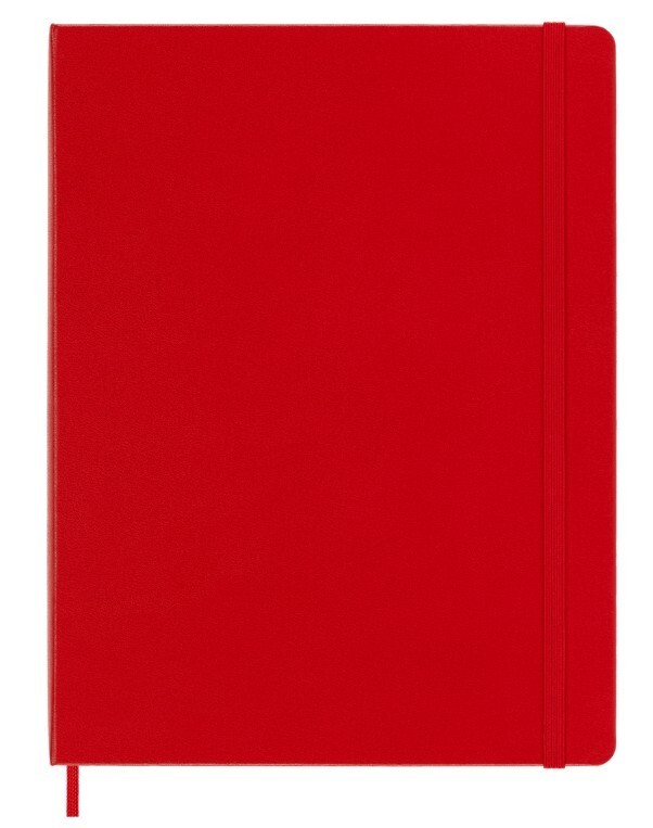 Moleskin Classic ruled notebook 7.5in x 9.75in RED -brand new shrink wrap intact