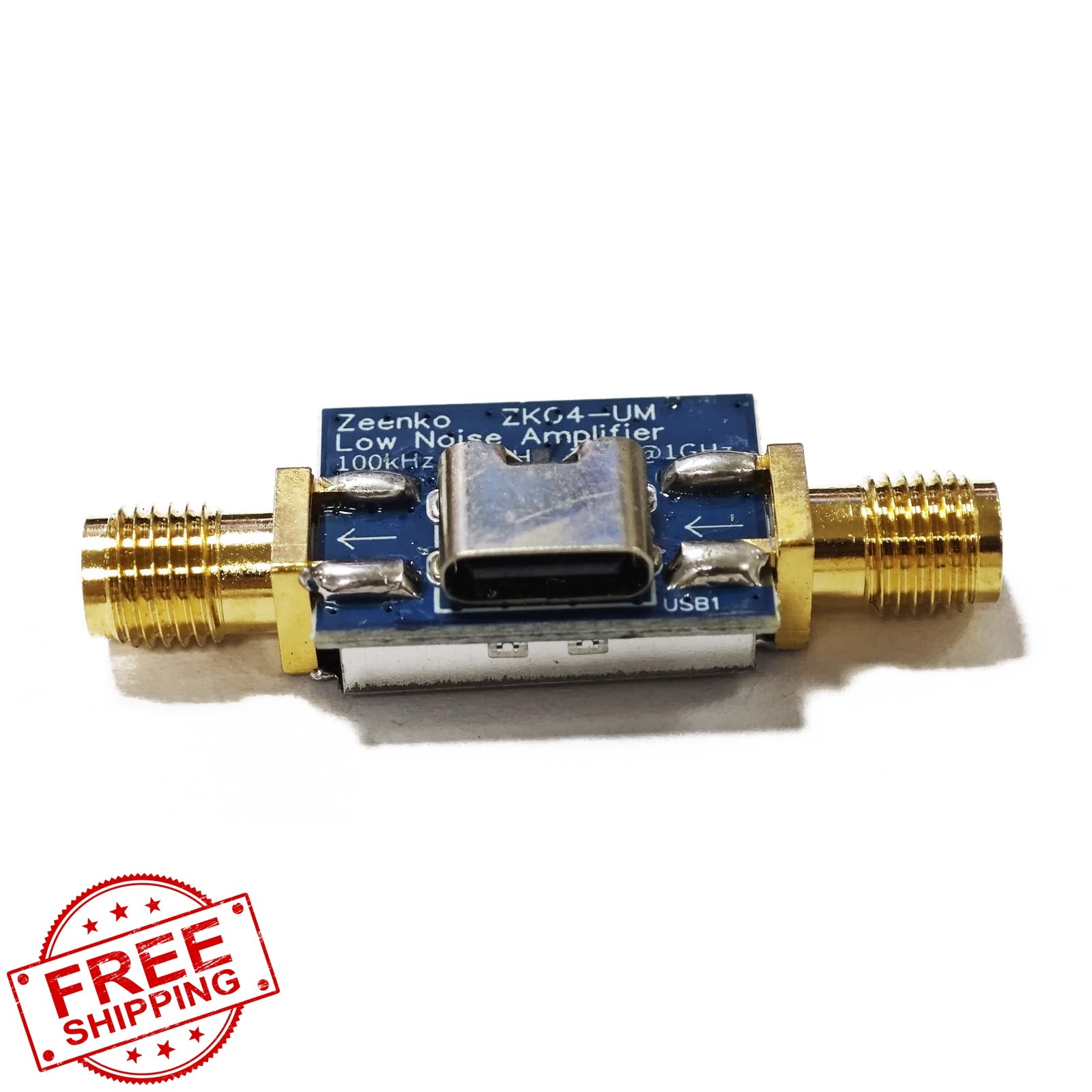 AURSINC ZK04-UM LNA Amplifier 100kHz-4GHz SDR