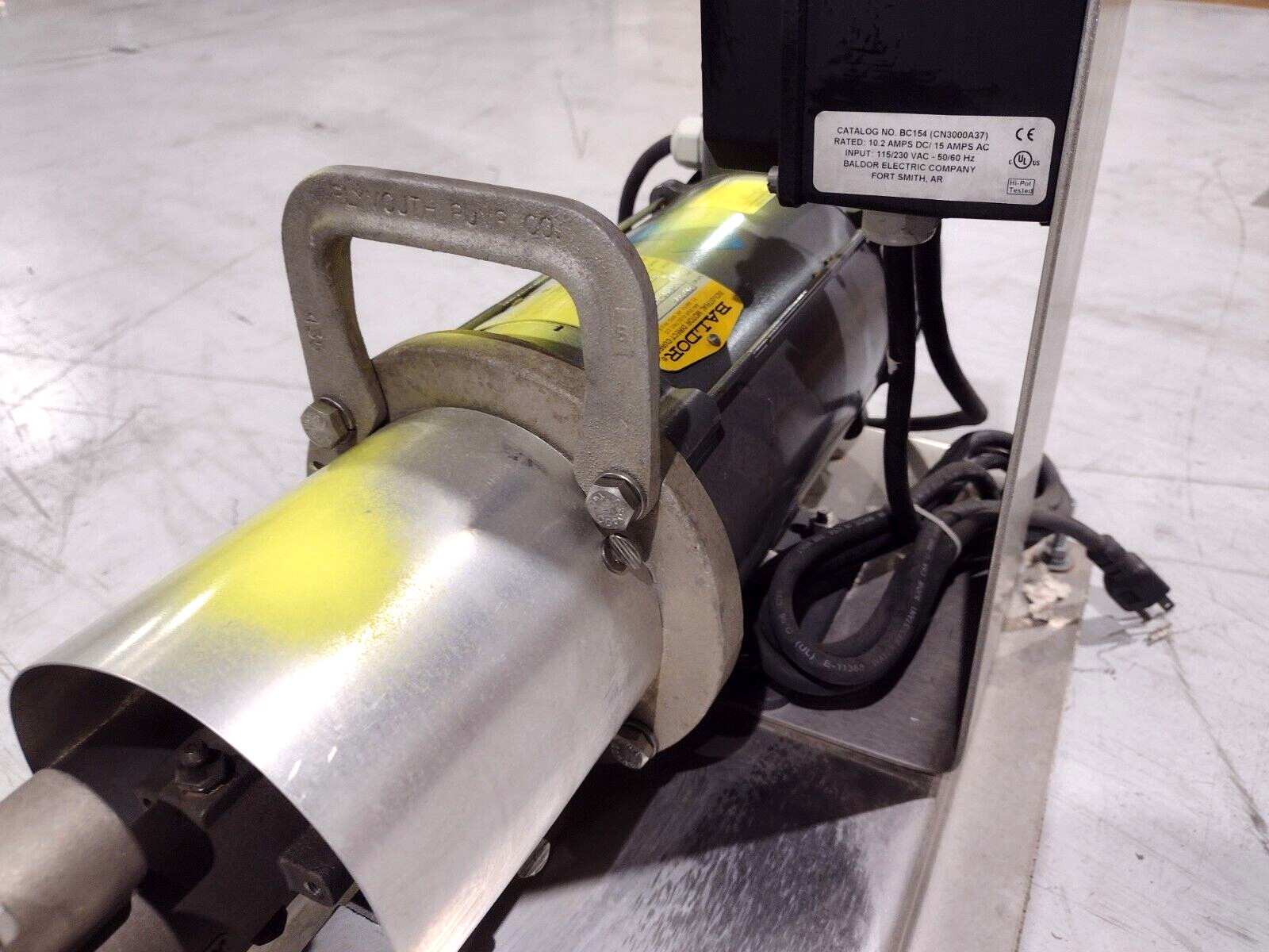 Plymouth Pump & Systems CO PV37-BB1.0-12S20, Baldor 34-5990-3675 & Speed Control