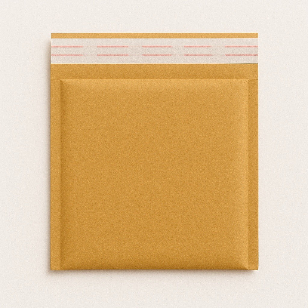 “CD Kraft Bubble Mailers 7.25×8” Padded Envelopes Self-Seal – 10 to 1000 Pack”