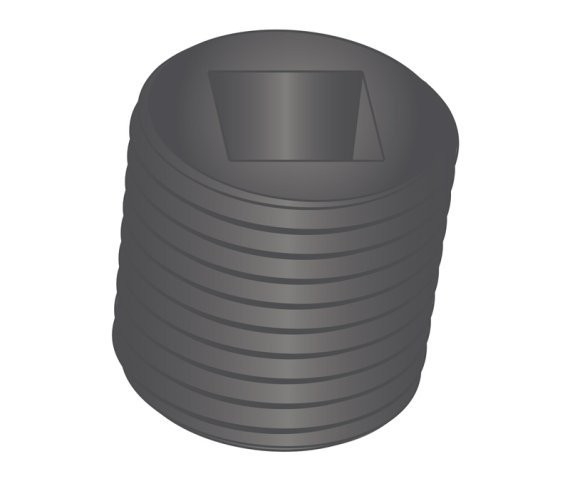 Plug, Pipe 2 SQ SKT ASME B16.14 LC PL (1 Pieces)