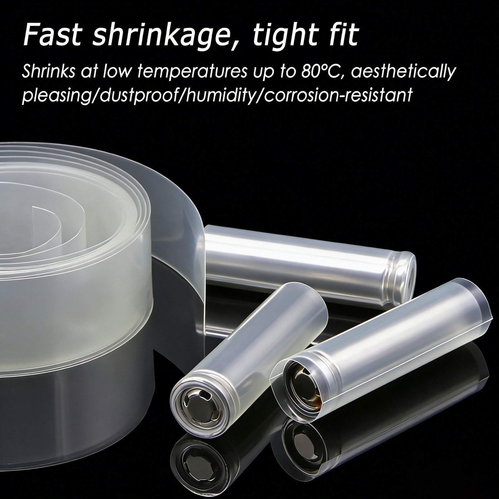 Clear PVC Heat Shrink Tubing 7mm-500mm Wide Wrap RC Battery Pack LiPO NiMH NiCd