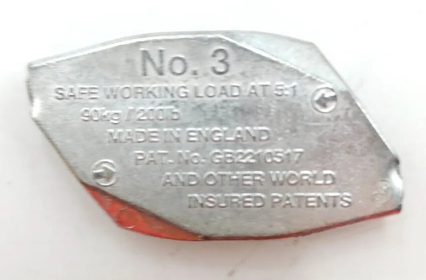 Gripple No.3 for Loop Hanger Wire 200 lbs/90kg Safe working load at 5:1 #3 three