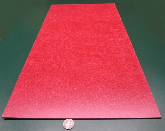 GPO3 Electrical Red Fiberglass Sheet 1/8″ Thick x 12.0″ Wide x 24.0″ Long
