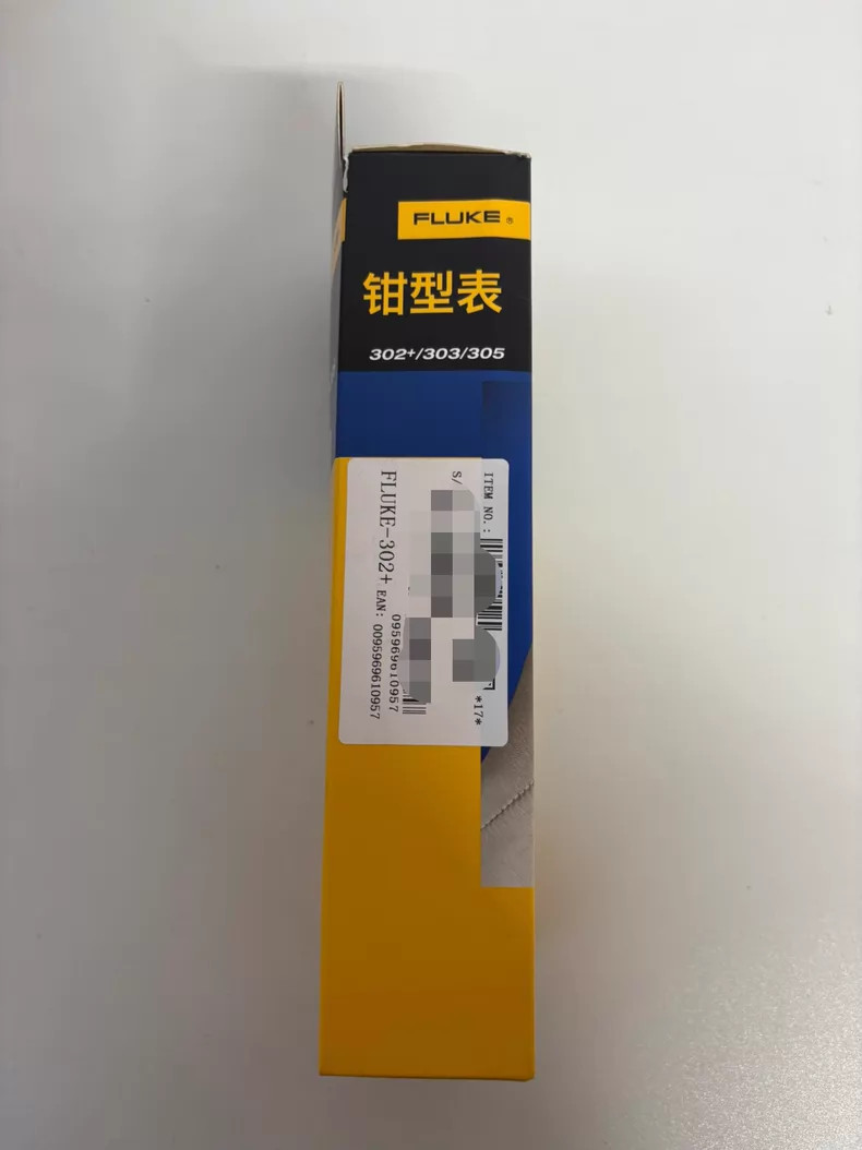 Fluke 302+ AC Current AC/DC Voltage Digital Clamp Meter with Carrying Case
