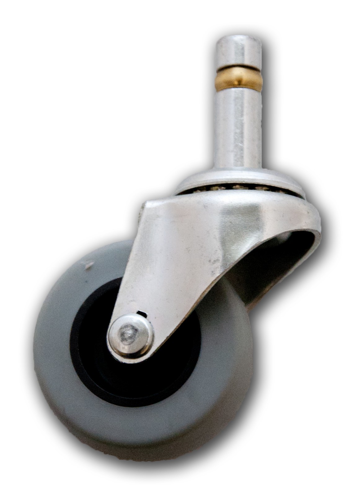 2″ Swivel TPR Caster with 7/16″ x 1-3/8″ Grip Ring Stem