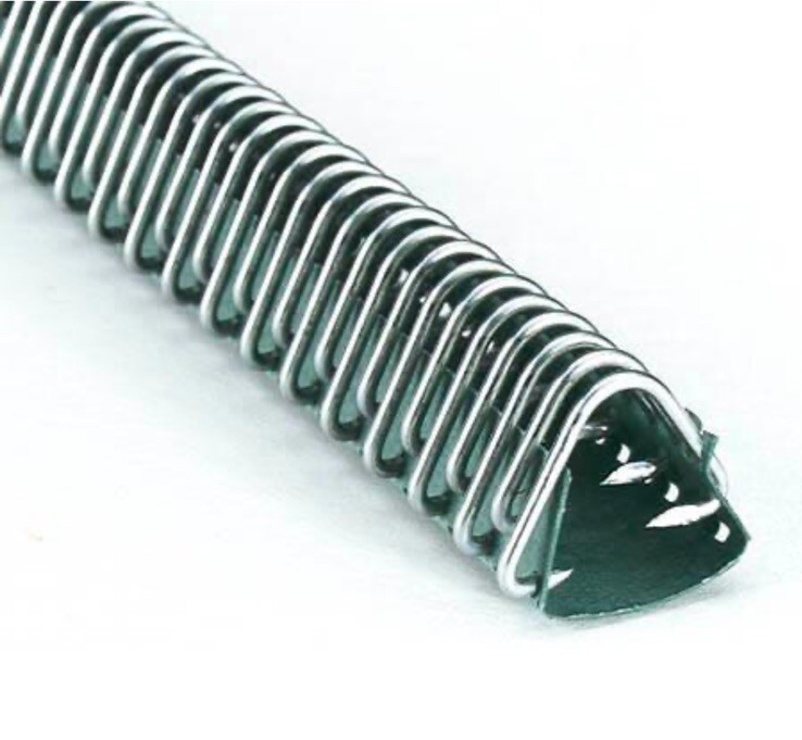 12 Pk) Clipper 02154 Belt Fasteners, 12” Strip Galvanized Wire Hooks, Flexco 2G