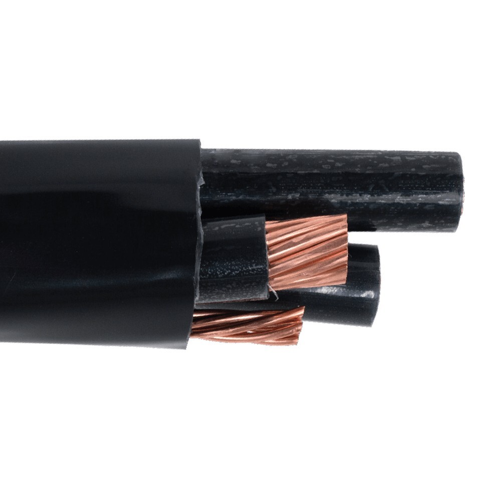 2/3 VNTC Tray Cable With Ground TC-ER THHN/PVC Power Control Wire Black 600V