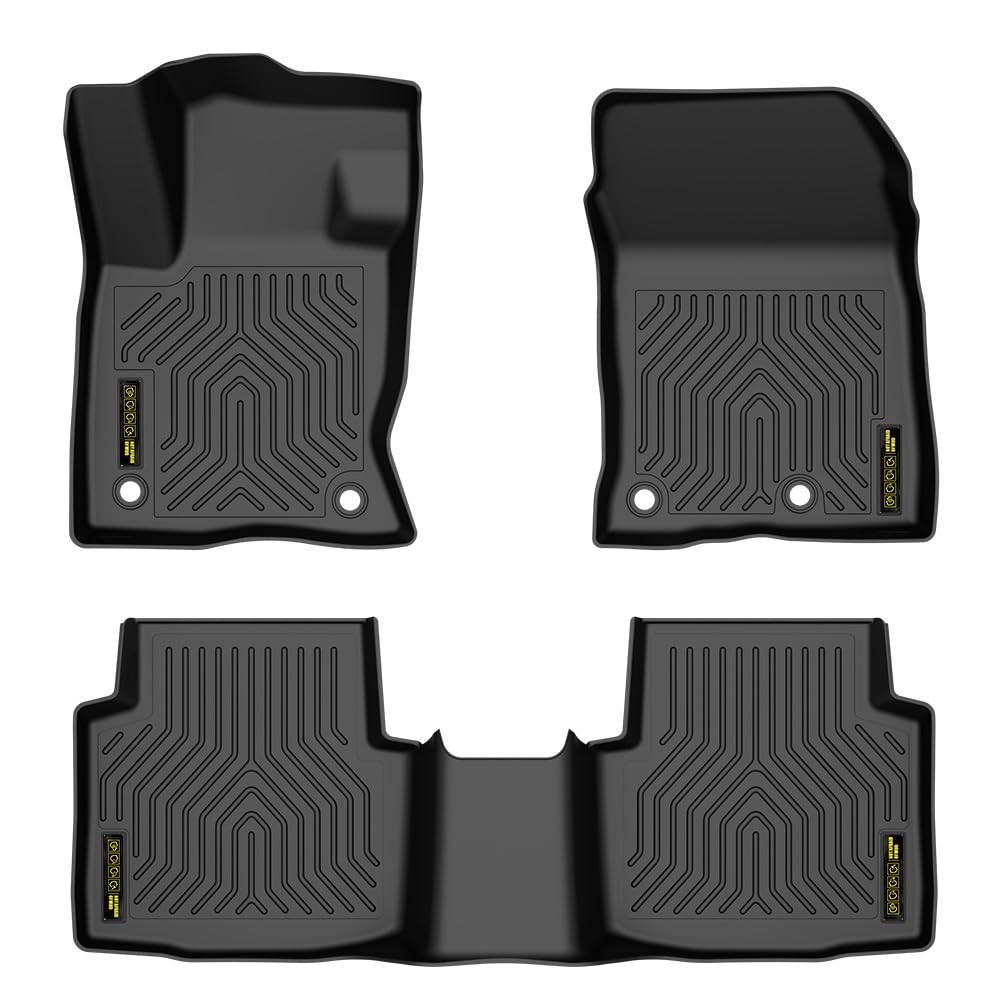 TPE Floor Mats 3PCS for Ford Escape 2020-2025 All Weather Black