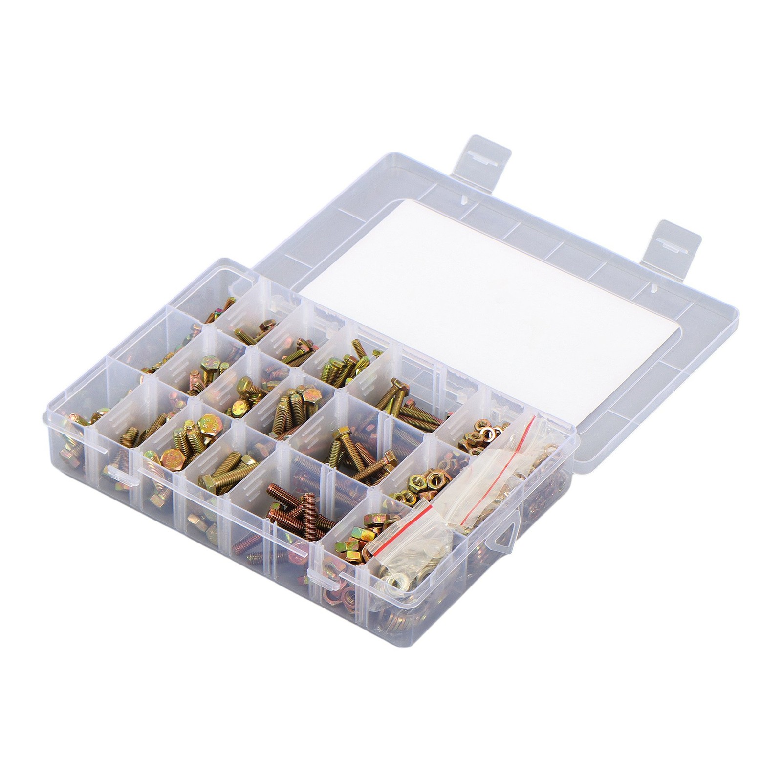 720PCS M4 M5 M6 BOLTS AND NUTS ASSORTMENT KIT GRADE 8.8 ALLOY STEEL HEX 15 SIZES