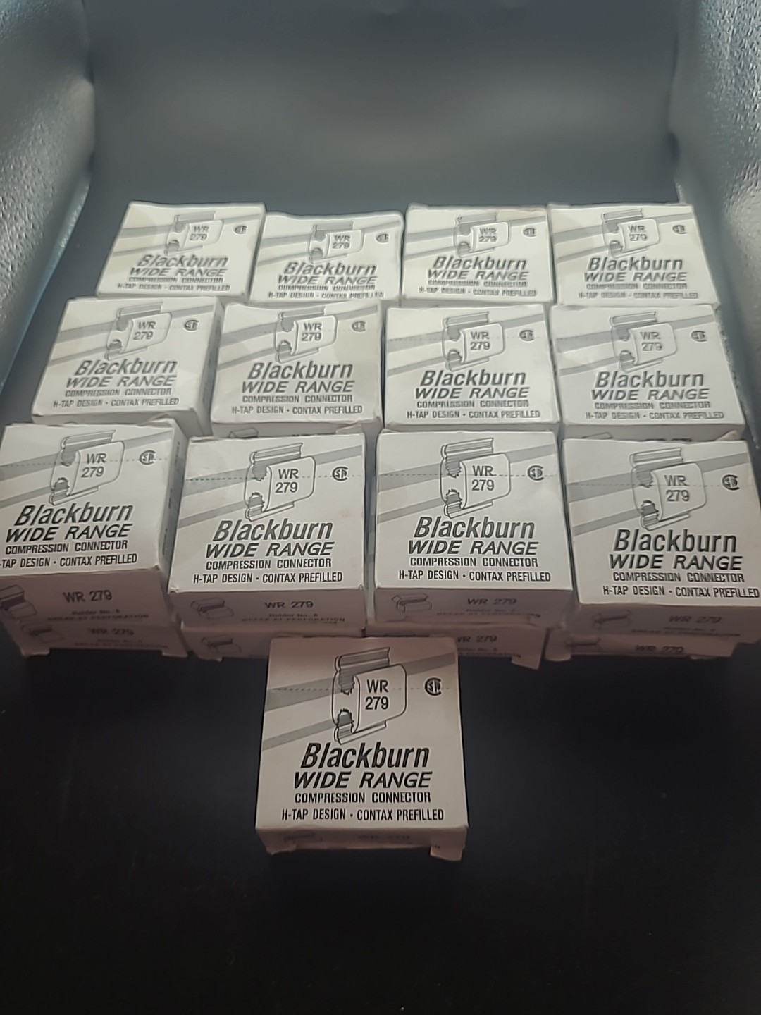 Lot of 25 x Blackburn WR279 Wide Range Compression Connector H-Tap Contax