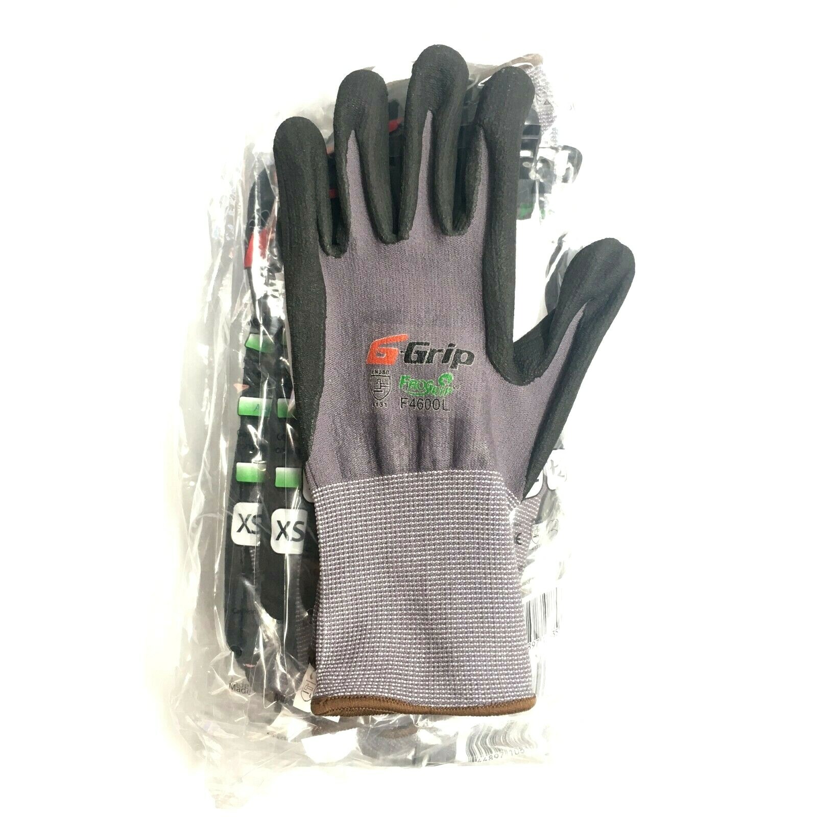 24 PAIRS Work Gloves Liberty G-Grip Foam Nitrile Micro Foam-Palm Coated F4600