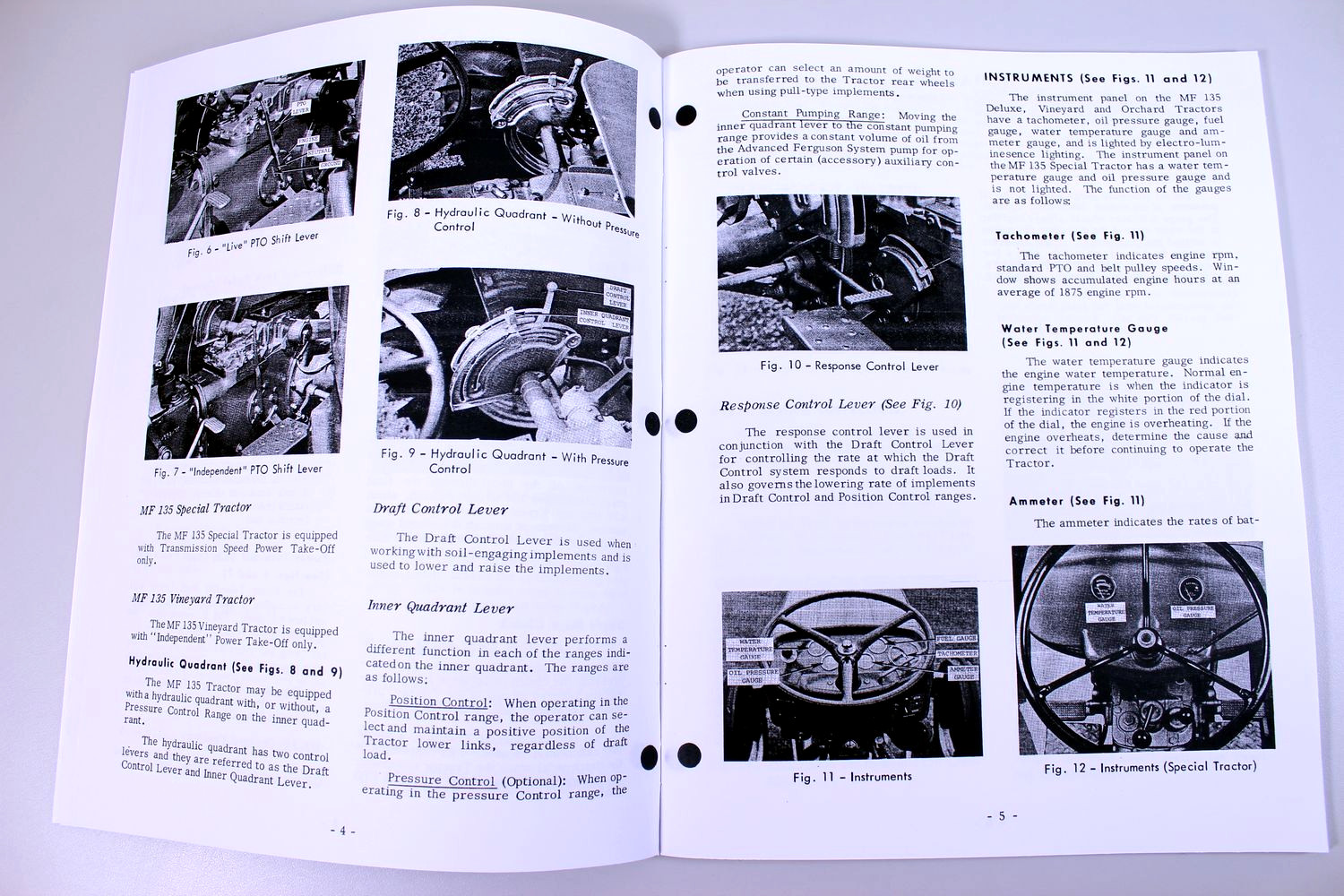 Massey Ferguson Mf 135 Tractor Owners Operators Manual Book Gas Diesel All Years
