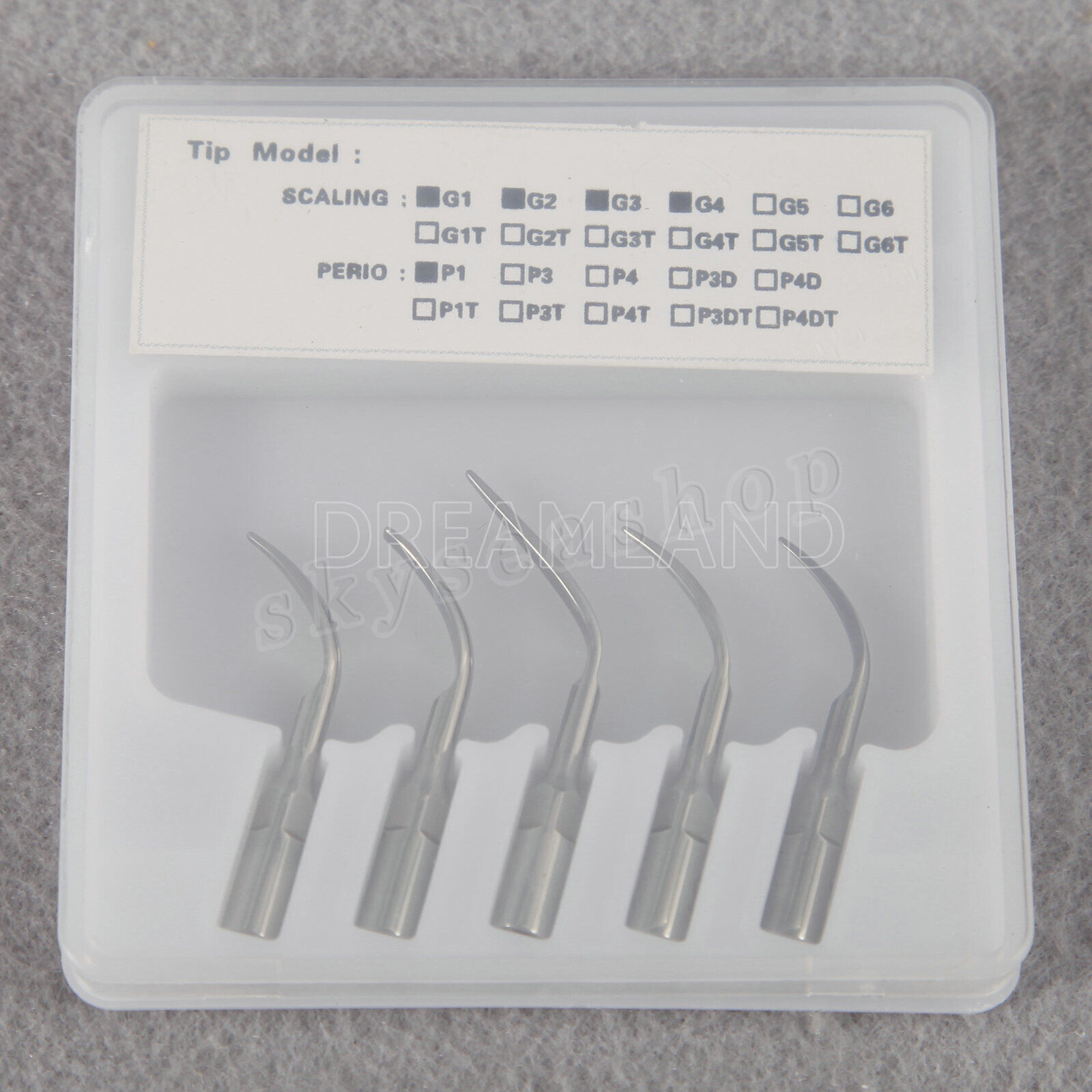 SKE1-LED Dental Piezo Ultrasonic Scaler With 5Tip & 2 bottles For EMS/WOODPECKER
