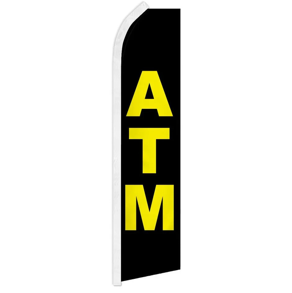 Pawn Shop We Buy Gold ATM Variations Swooper Flutter Advertising Banner Flags