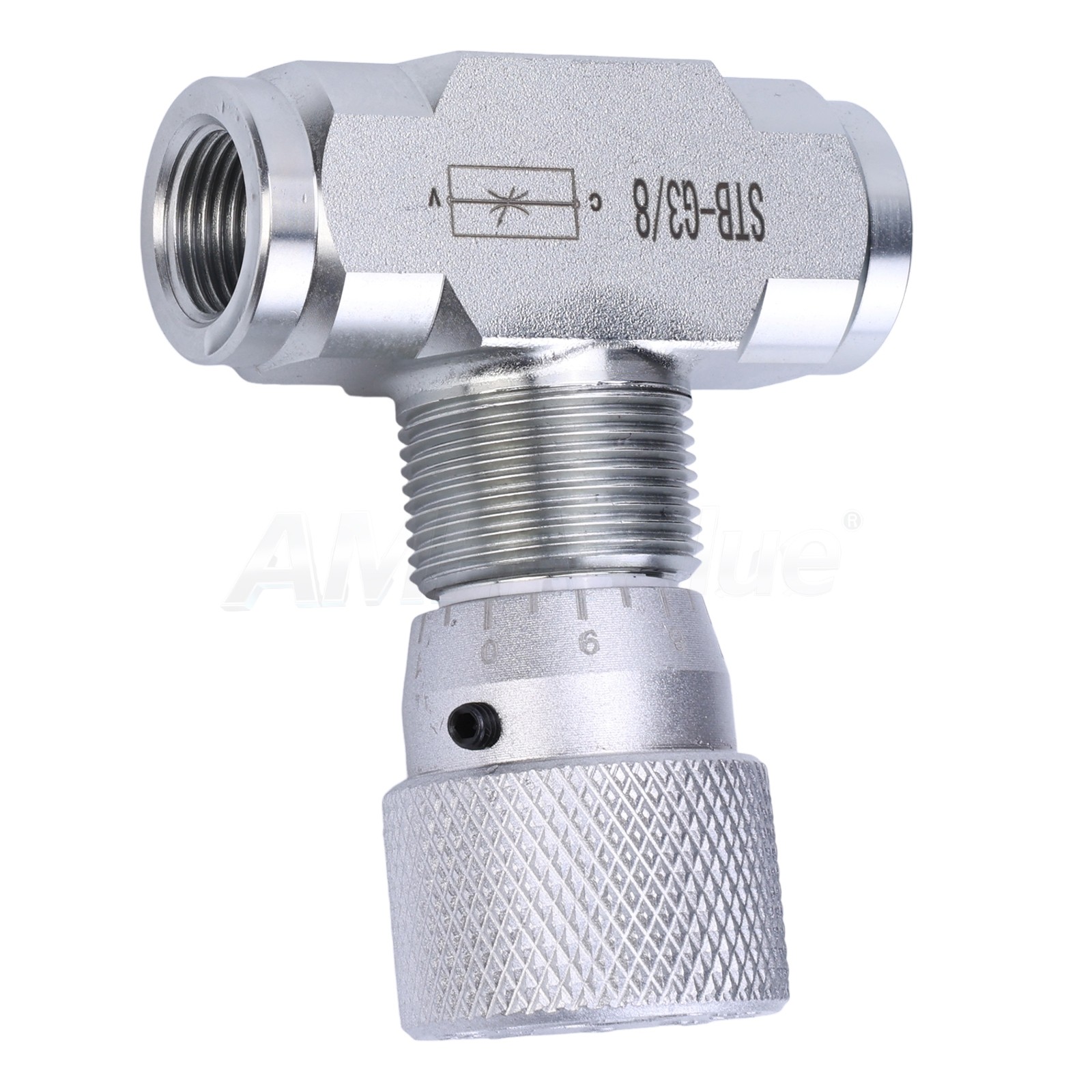 3/8in Hydraulic Adjustable Flow Control Two-way Joint w/ G3/8 For Fluids Gases