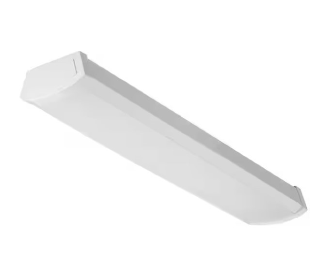 Lithonia Lighting 40-Watt 4 ft. White Integrated LED Flush Mount Light 120V 48IN