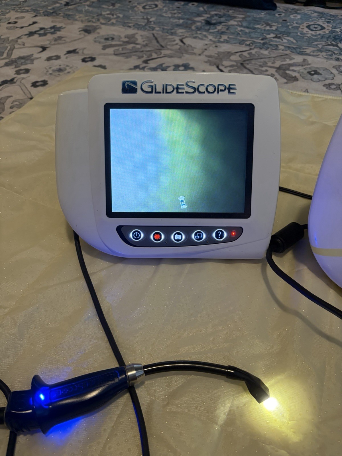 3x GlideScope Monitors w/ Camera Probe Parts/Repair Tested