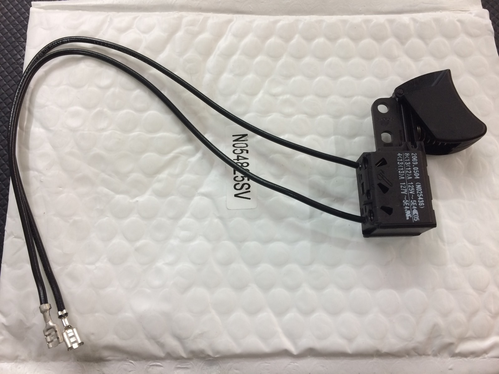 Dewalt DW304 TYPE 2 & DWE357 TYPE 1 Reciprocating Saw Switch N054825SV Assy