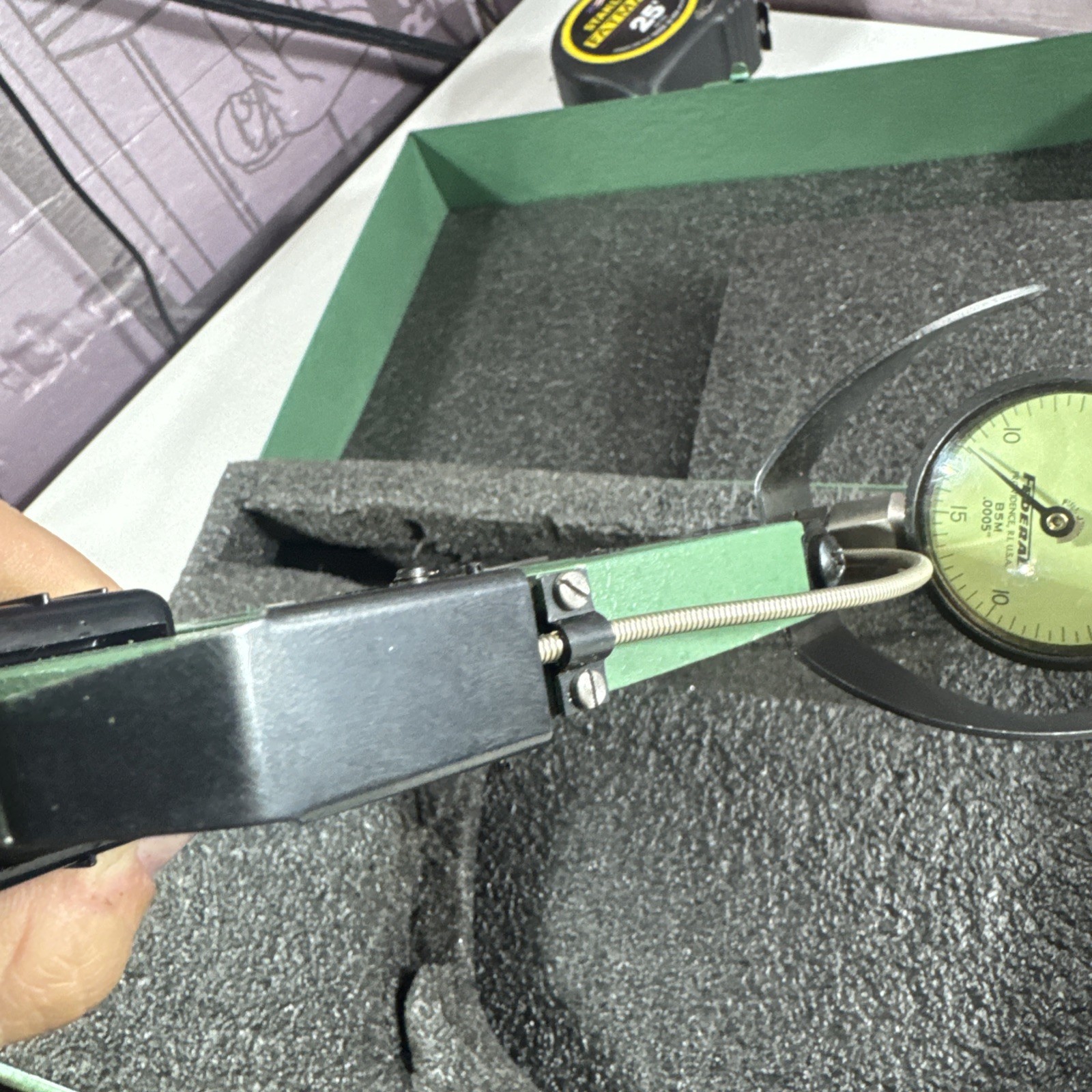 Mahr Federal 301P-3 Dial Snap Gage with Carbide Anvils, 2-3″ Range, .0005”