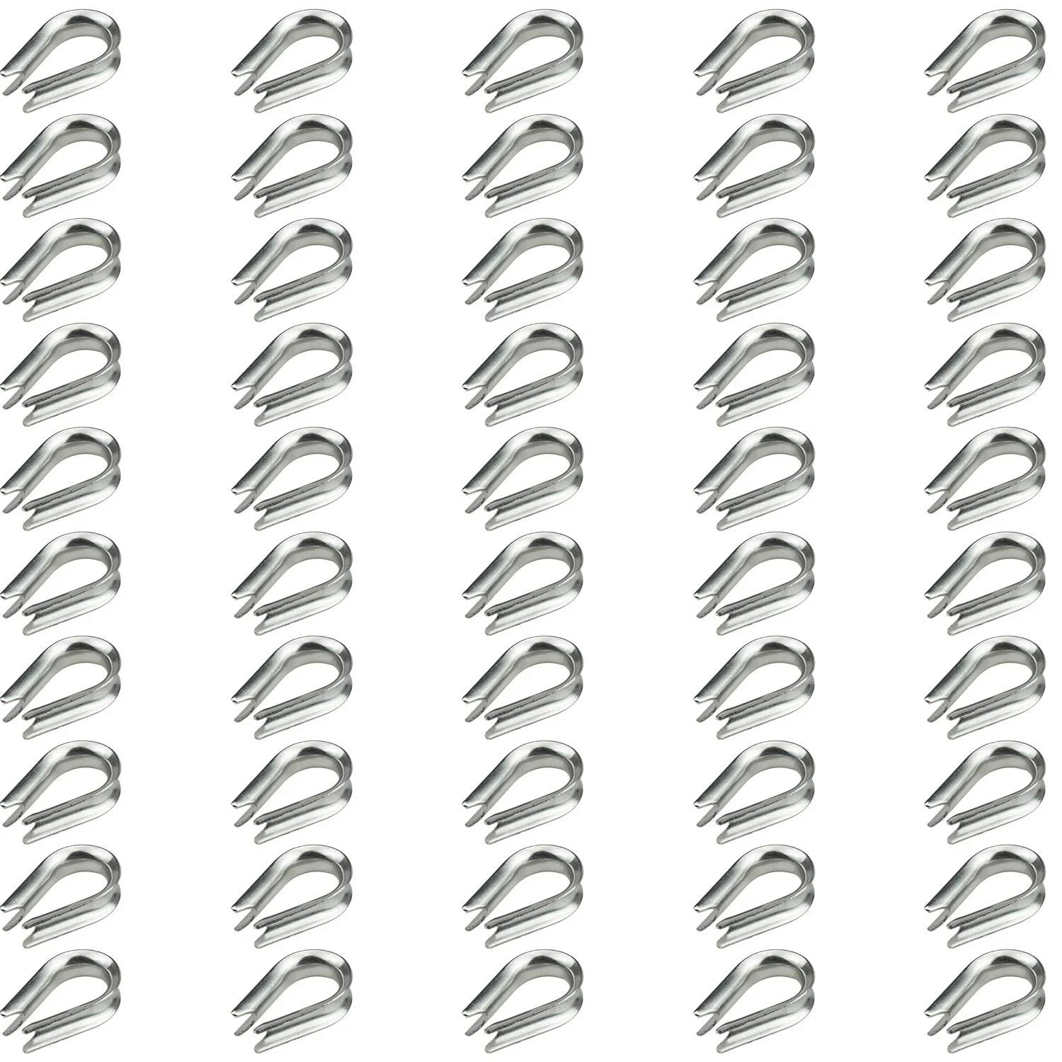 Favordrory 50 PCS M2 Stainless Steel Thimble for 3/64 Inch and 1/16 Inch