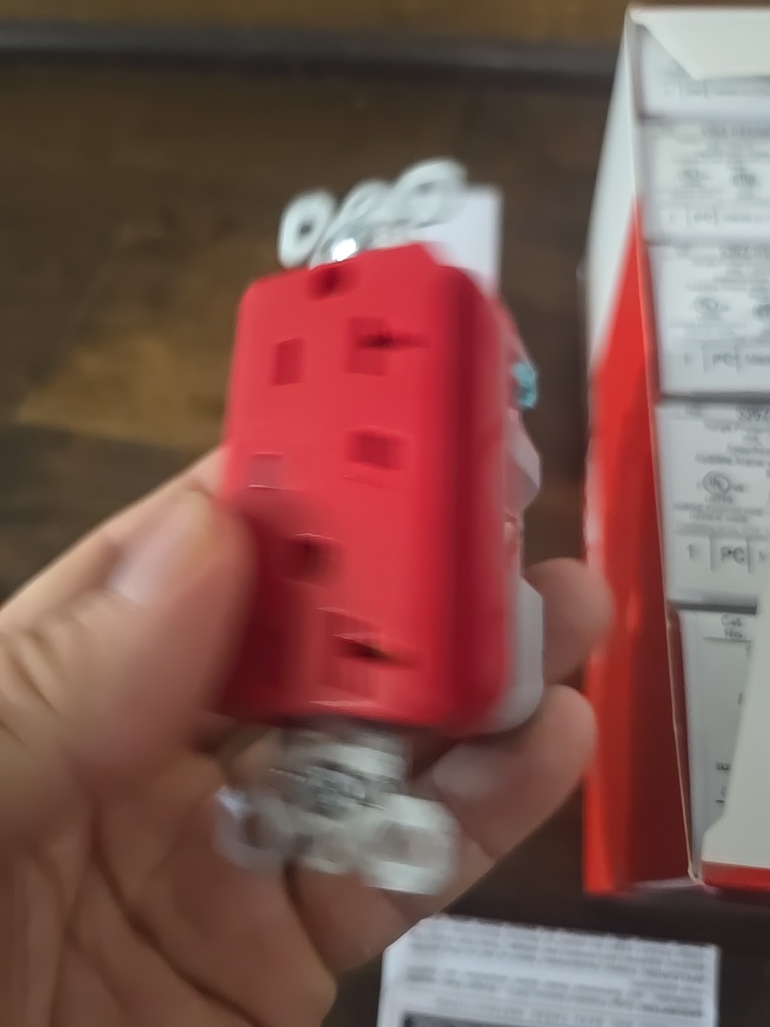 10x LEGRAND 5362-REDSP RED SURGE PROTECTIVE RECEPTACLE W/ALARM 20A 125V Lot