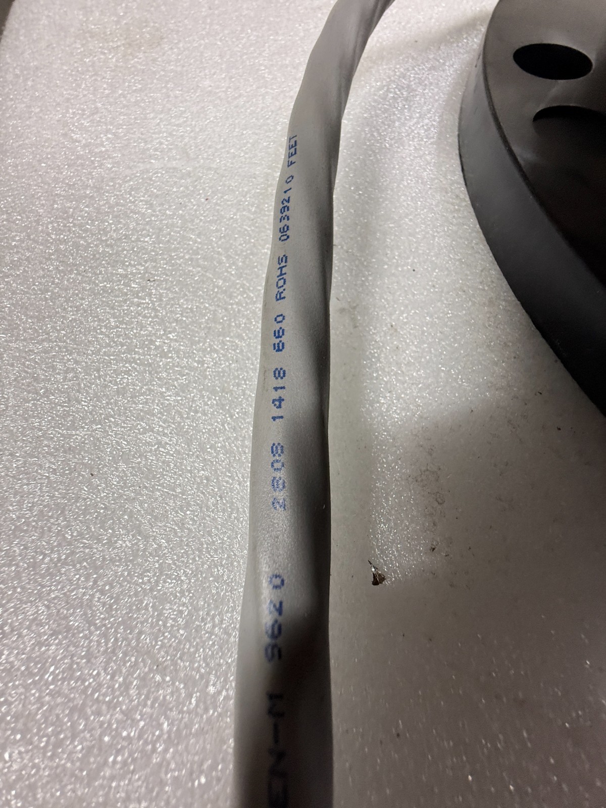 75 Feet OF BELDEN 9620, 5 CONDUCTORS, 16 awg Power, Control Cable – ITEM#596
