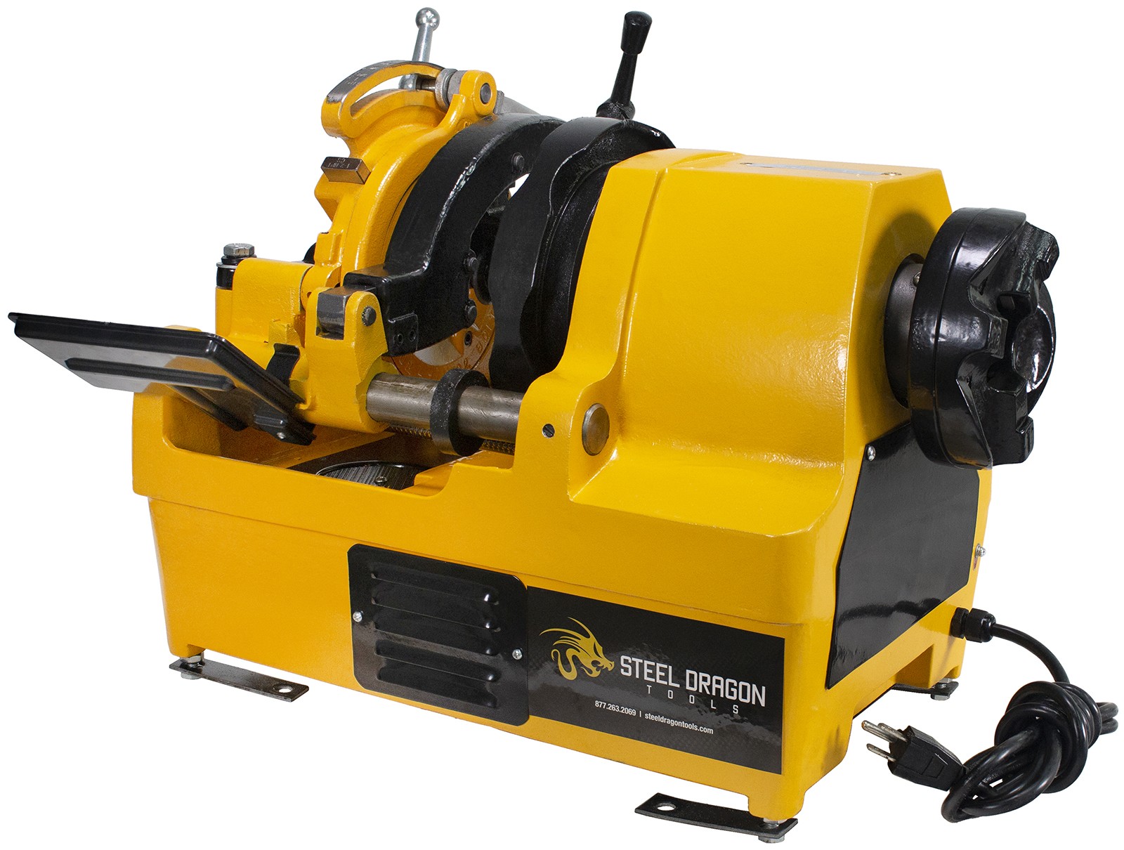 Steel Dragon Tools® 1215 Pipe Threader Threading Machine fits RIDGID® 811A Dies