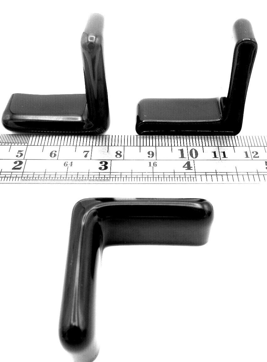 1 1/4″ x 1 1/4″ Angle Iron End Cap Cover Push-On Fit 1/8″ Thick Metal 1/2″ Cover