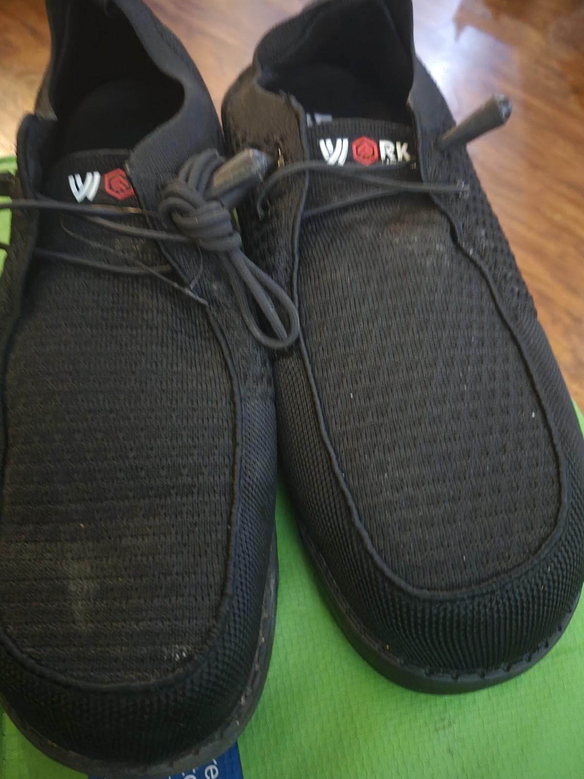 Work Larnmern Steel Toe Loafers Slip On Work Shoes Mesh Safety Footwear Size 13W