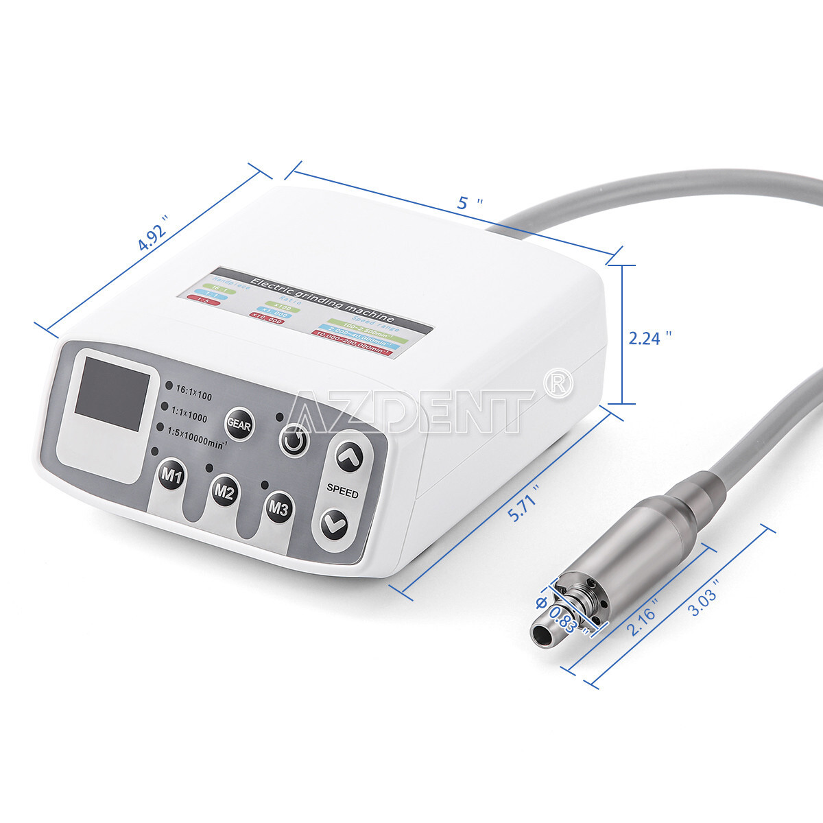 Dental LED Brushless 1:1/1:5/16:1 Electric Micro Motor Internal E-type 4Holes