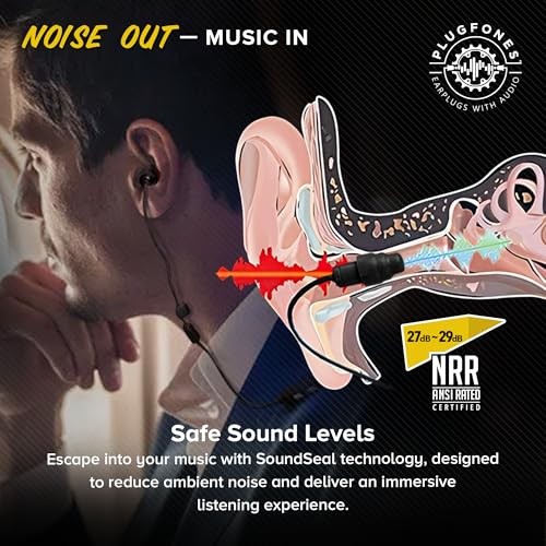 Plugfones Liberate 2.0 Wireless Bluetooth in-Ear Earplug Assorted Colors
