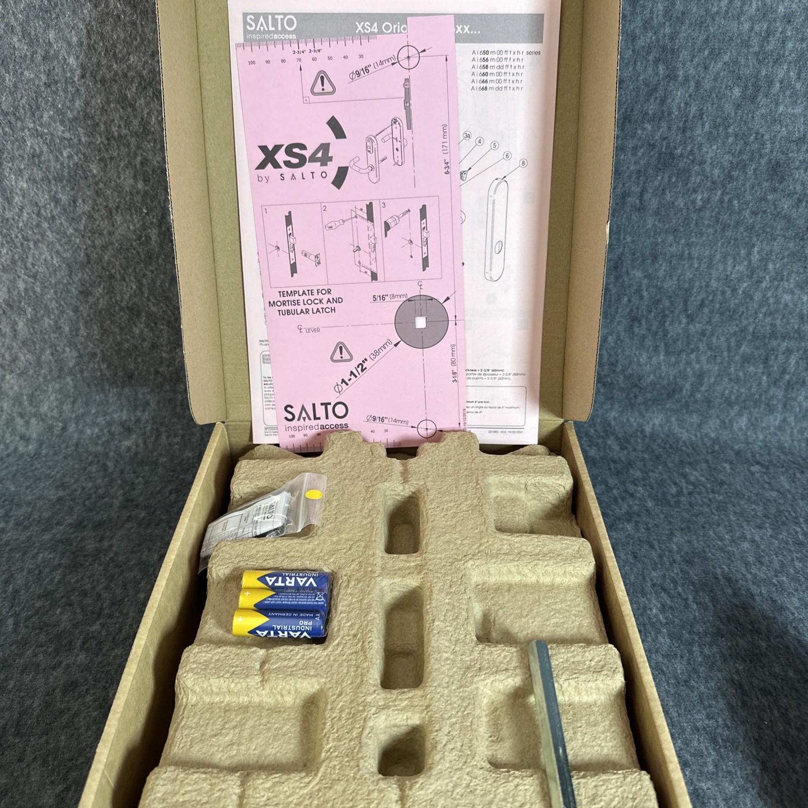 Salto XS4 KEYPAD Entry Lock 14/A2-9 W0BK AB650A00IM38YK NEW OPEN