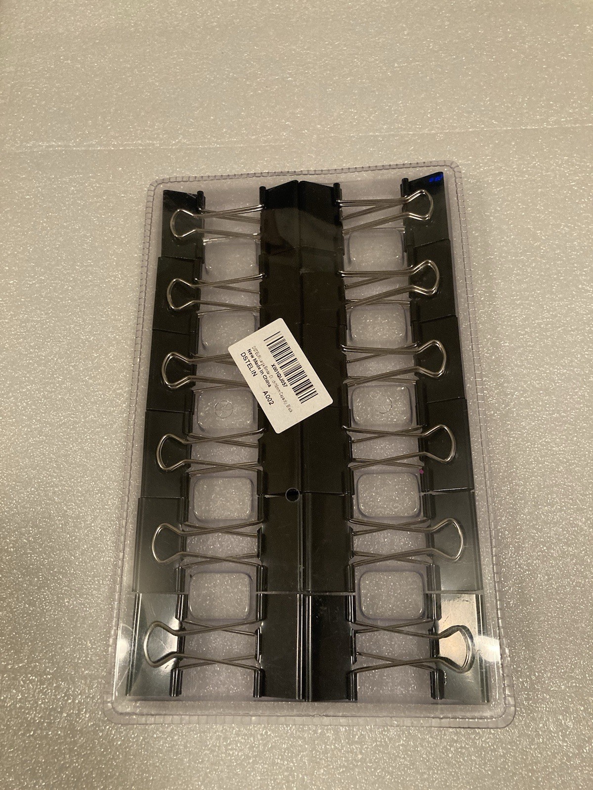 DSTELIN LARGE BINDER BLACK CLIPS (24 pack) 1.6inch WIDTH 0.7inch CAPACITY
