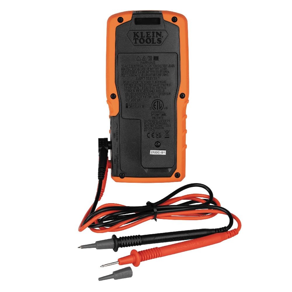 MM450 Slim Digital Multimeter Reverse Contrast Display with Lead Alert Auto