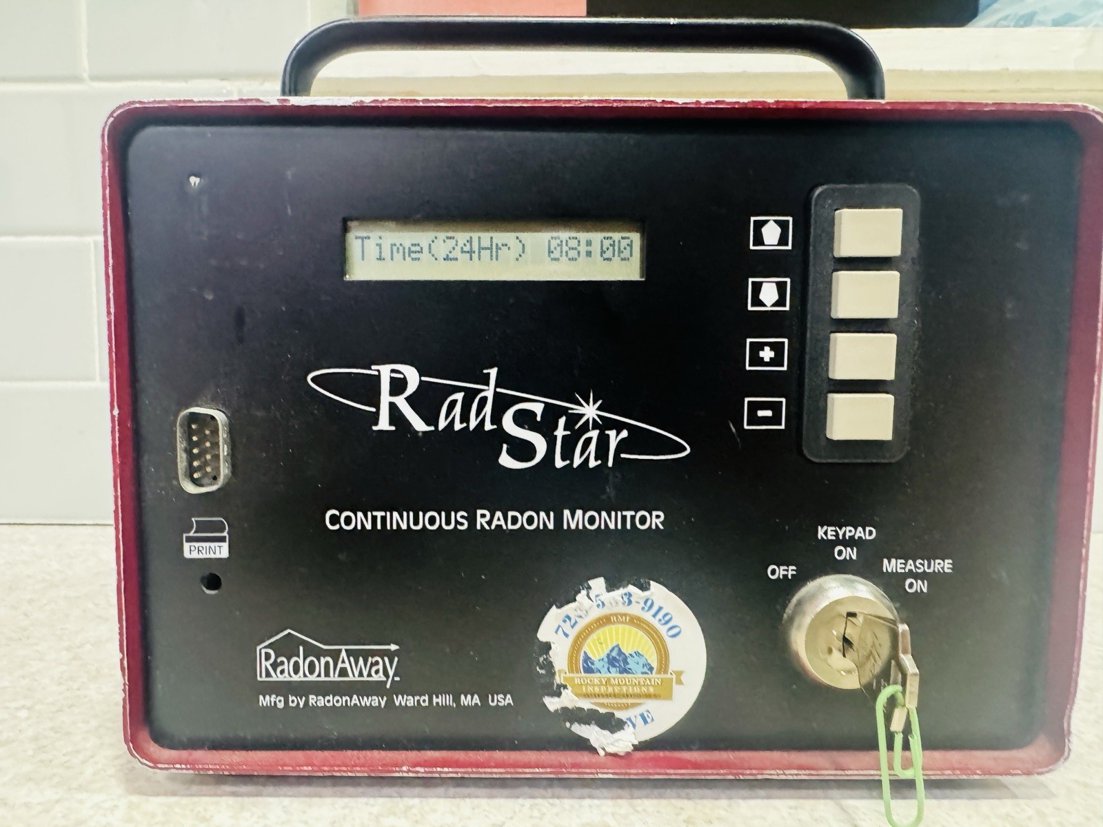 Radstar RS500 Radon Continiuos Monitor