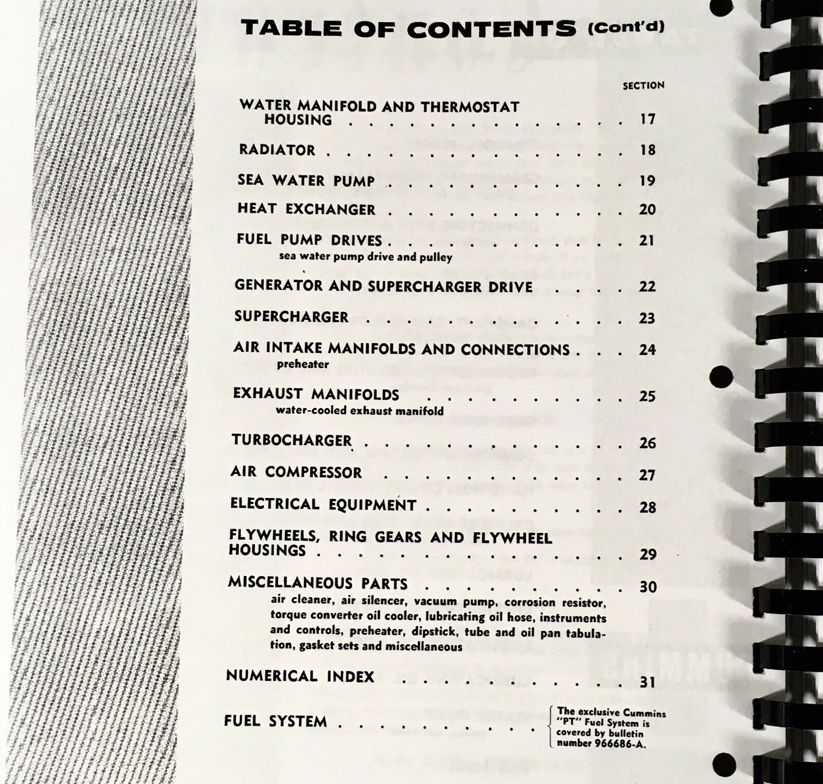 Cummins NHHHTC-335 NTC-350 NTCE-350 NTCC-350 Engines Service Manual Parts Set